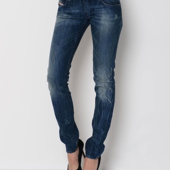 Diesel Nevy wash 008SV Stretch Denim W25 L32 - Picture 1 of 13